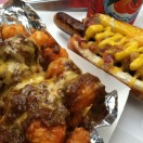 Hot dog and chili cheese tots!!