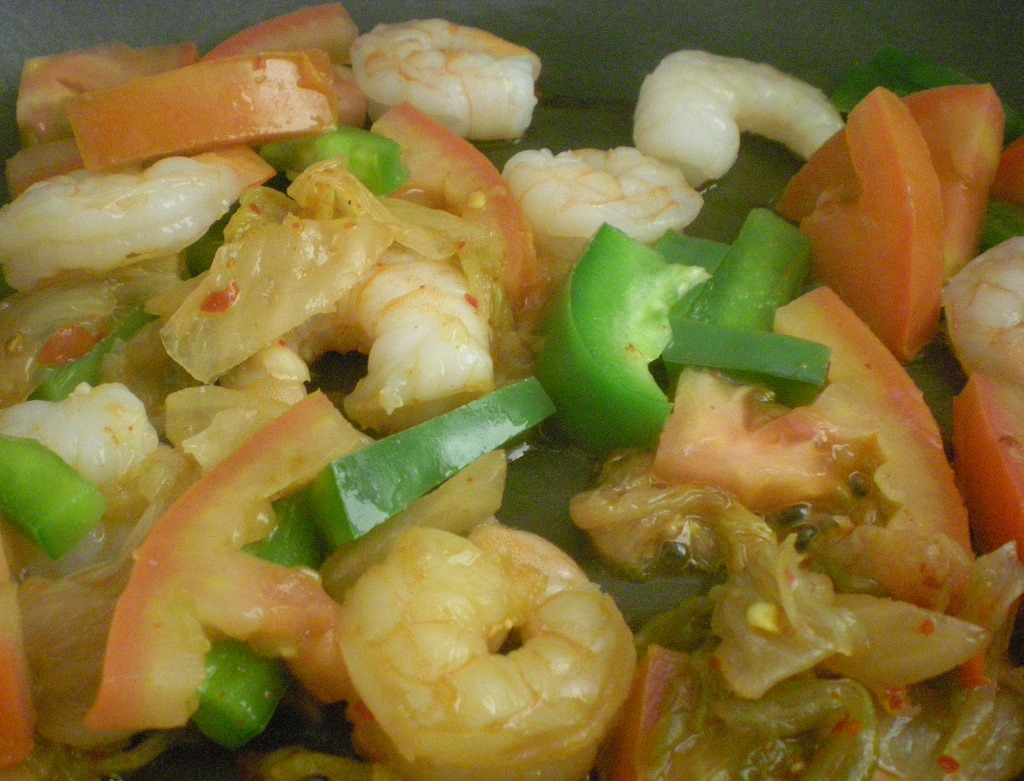 Spicy Shrimp Kimchi Stir Fry Gluten Free Traveller