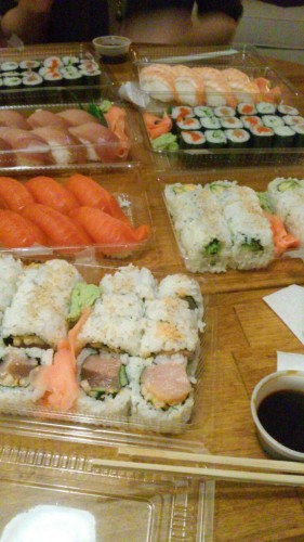 LOADS of sushi!